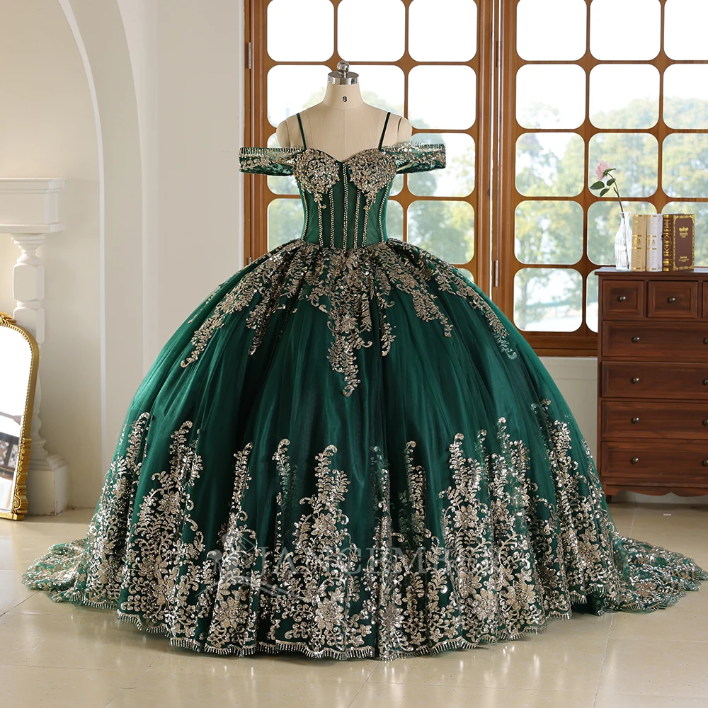 emerald green dress with gold Emerald elegance with a golden touch Verdella Sleeveless Emerald Green Dress with Gold Details