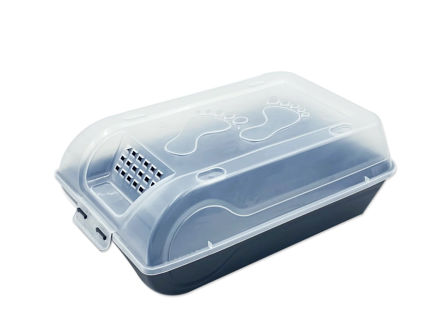 Plastic Shoe Box Size 22.5*37.5*18.5*12.5cm,Color Black,Code Wcw43