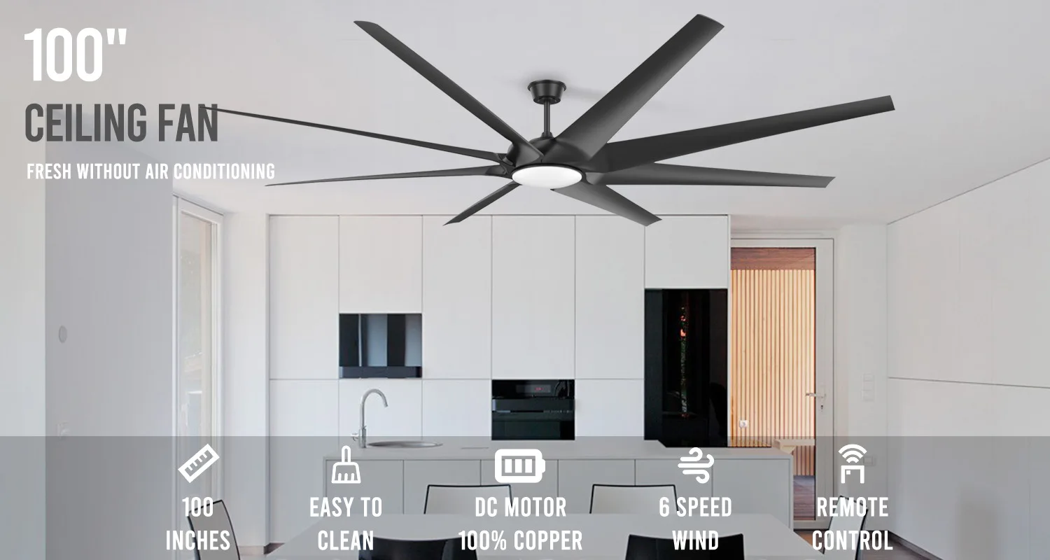 Ceiling Fan, 100-Inch, ABS, 5-Year - detail 8