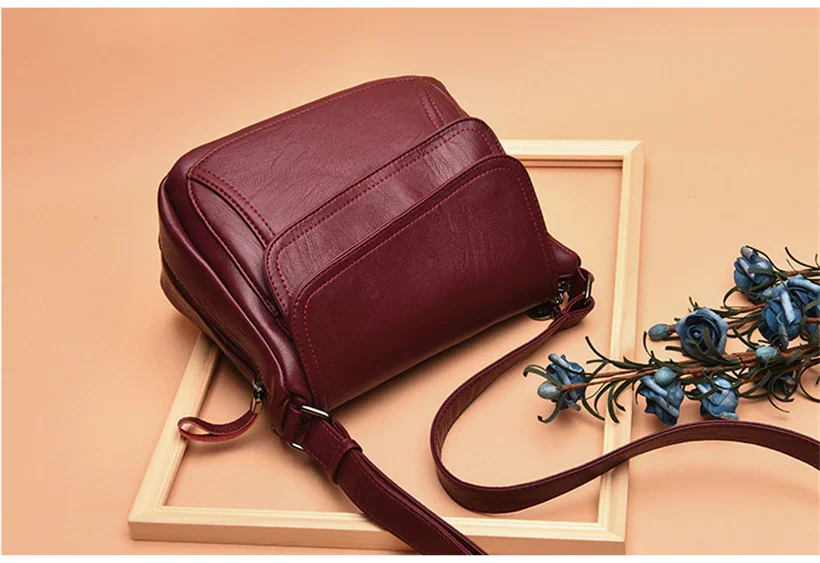 product-GF bags-Summer Style Soft Leather Luxury Handbags Women Designer Multi-pocket Messenger Shou-2
