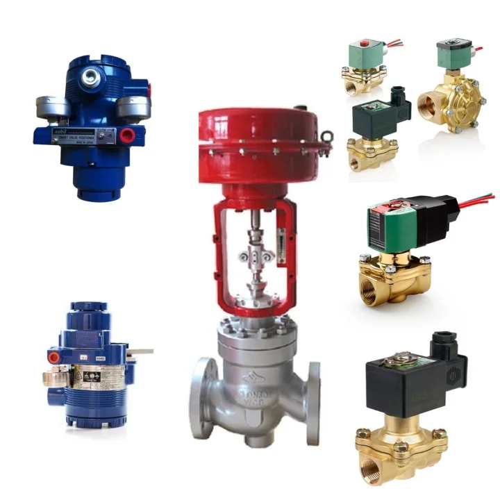 China 4-inch Control Valve with AZBIL Valve Positioner AVP200/AVP201 ...
