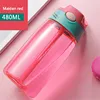 bullet shaped vacuum flask matte plastic pc tumbler VR-VFO-056