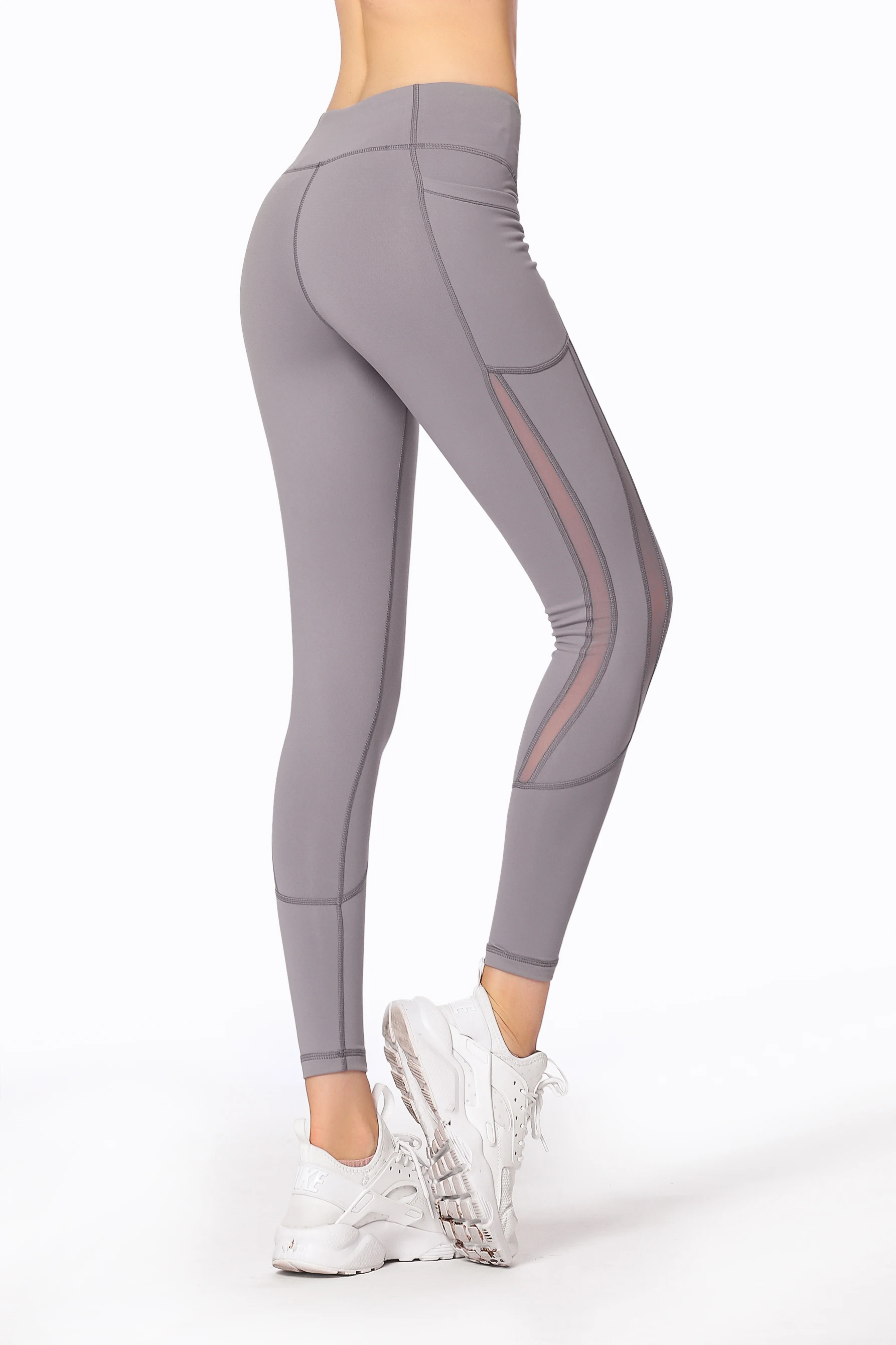 High Waist Yoga Pants With Pockets 