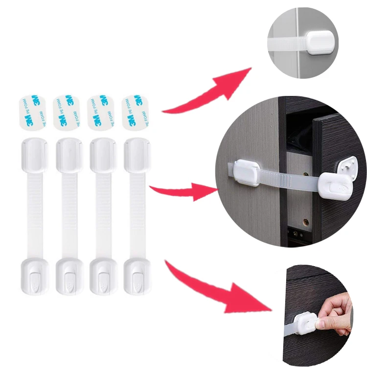 Child Infant Safety Protection Locks Baby Proofing Lock With 6