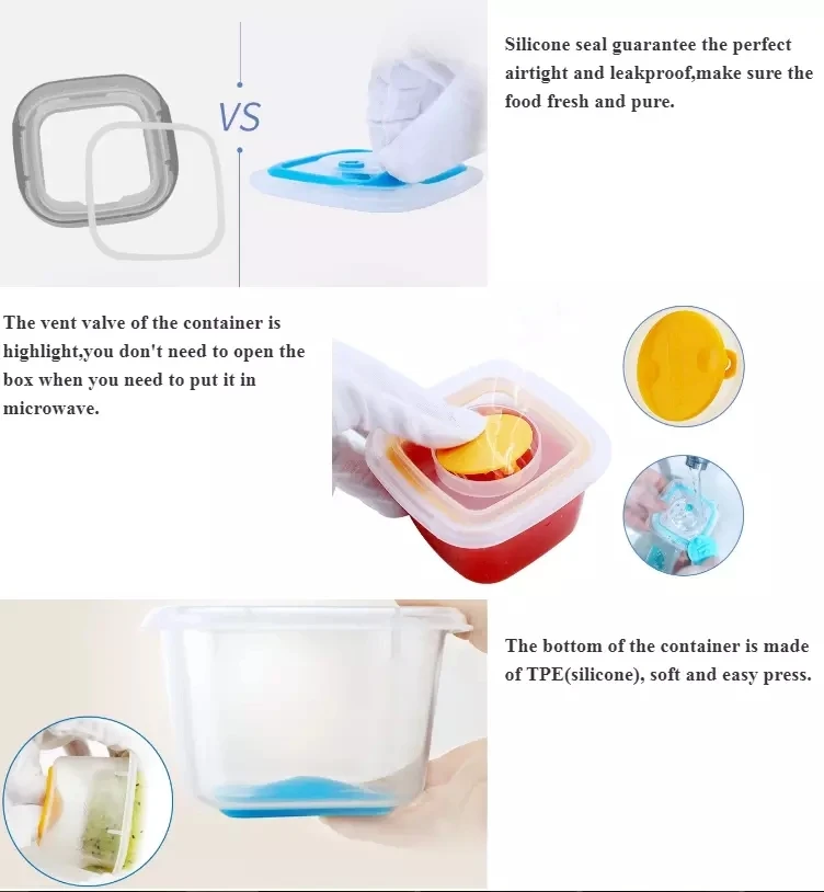 glass baby food storage containers
