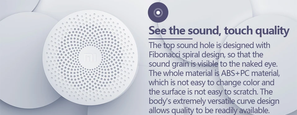 Xiaomi Bluetooth Speaker AI Control Handsfree Call Stereo Portable Wireless Mp3 Player Hands-free Speaker - ANKUX.COM