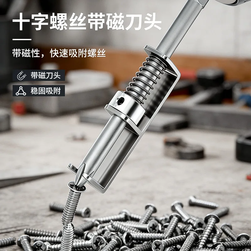 Spring Bit Spring Type Screw Fixed Hex Socket Drill Bit with Spring Positioning ...