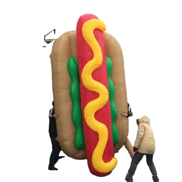 Items Inflatable Cartoon Hot Dog Food 