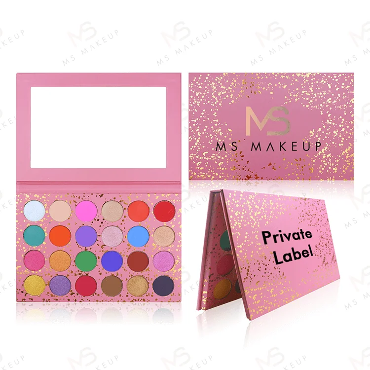 Vender 24 Colors High Pigment Eye Shadows Girl Professional Eye Makeup Matte Pink Eyeshadow Palette