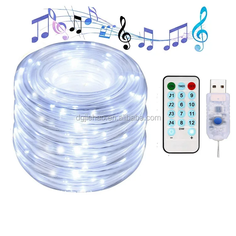 5m 50LEDs Sound activate &12 lighting modes With smart beat sensor USB  powered,music controlled