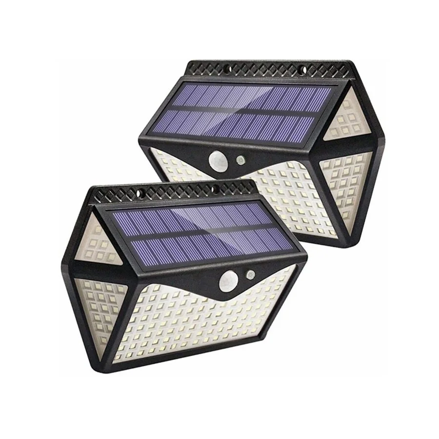 DIFUL Solar Garden Lights Wall 206 LED Cheap Price CE Certification IP65 Waterproof LED Solor Outdoor Led Garden Wall Lights