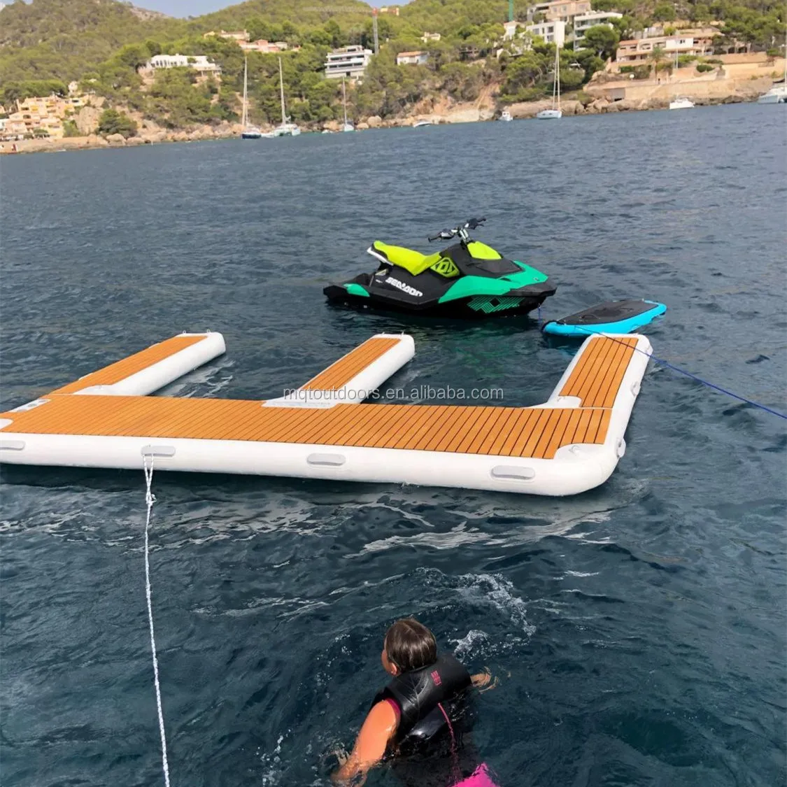 Factory Custom High Quality Inflatable Jet Ski Floating Boat Dock Buy