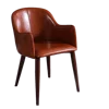 (SP-HC583) Wholesale durable cafe restaurant leather dining chair