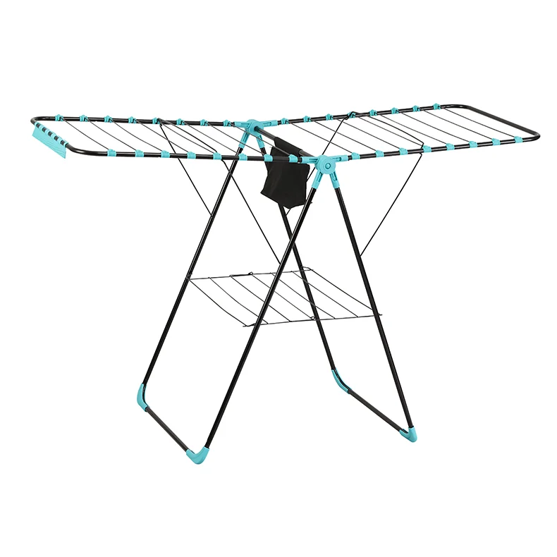 Hot Sale Free Standing Stainless Steel Clothes Drying Racks Movable