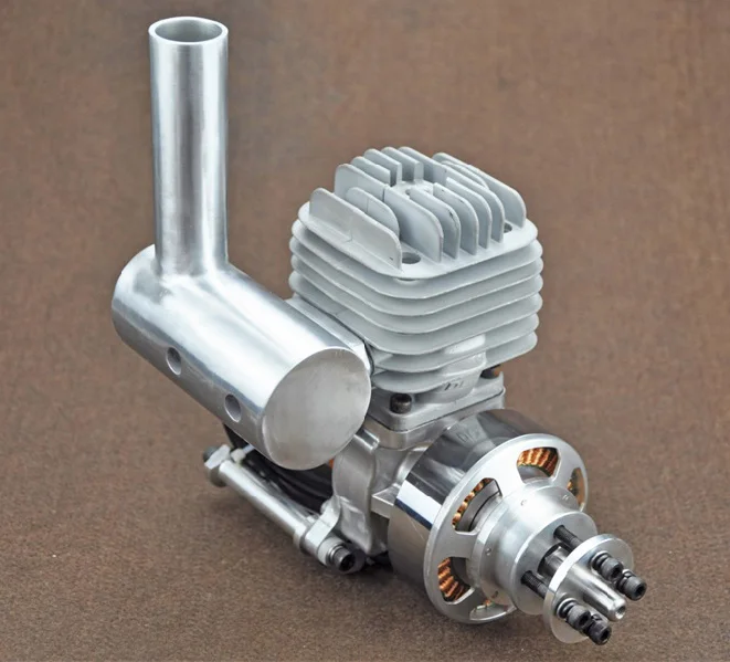 Electrified Starting Single Cylinder Dla 58cc Drone Engine Of Efi