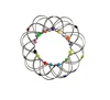 Trending Handcraft Kids Toy Magic Wire Mandala Loop Puzzle Toy Changes Shape Wire Ring For Intellectual creativity development