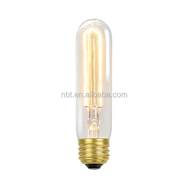 25W 40W 60W vintage antique light bulb T10 T9 tubular style vintage edison bulb T100 filament bulb