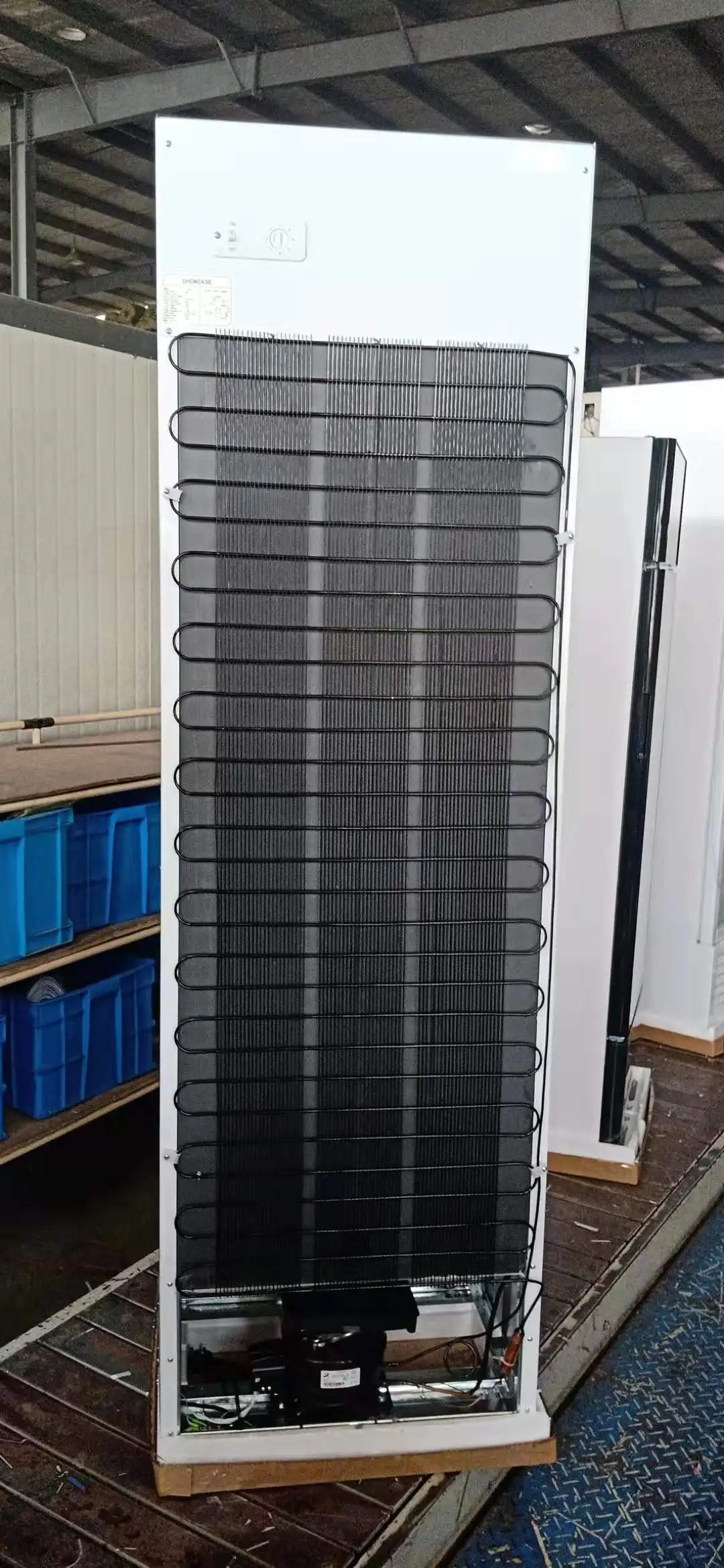 368L Luxury Drink Display Upright Glass Cooler Showcase