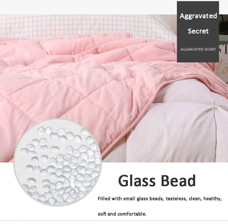 Amazon Summer Cotton Gravity Weighted Blanket Glass Beads - Buy