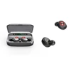 6mai Digital Display Waterproof TWS Bluetooth Earphone noise cancelling mini earbud With microphone wireless stereo headset