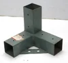 Tee Bracket Fence Post Bolt Anchor Support Spike Drive Down Post