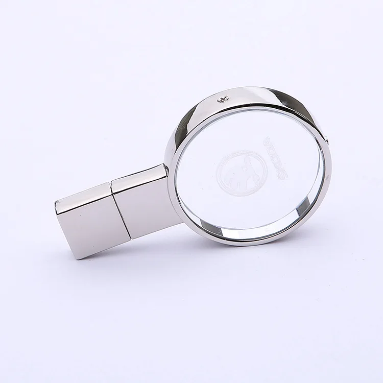 Creative custom magnifying glass portable usb memory 16gb u disk for sale - ANKUX.COM