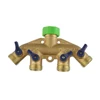 Hot manifold faucet brass water union disconnect connect air hydraulic release quick hose coupling for pipe