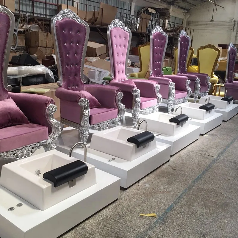 Modern Black Pink Dwg Portable Foot Spa Silla Luxurious No Plumbing