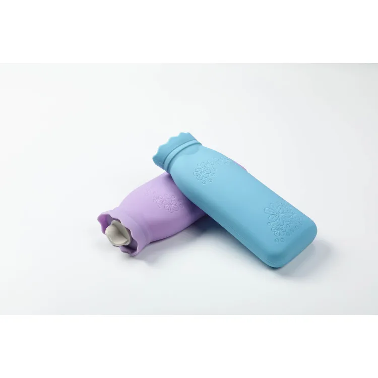 Wholesale Silicone Water Bottle Sleeve Reusable Pouch Rubber Sleeve