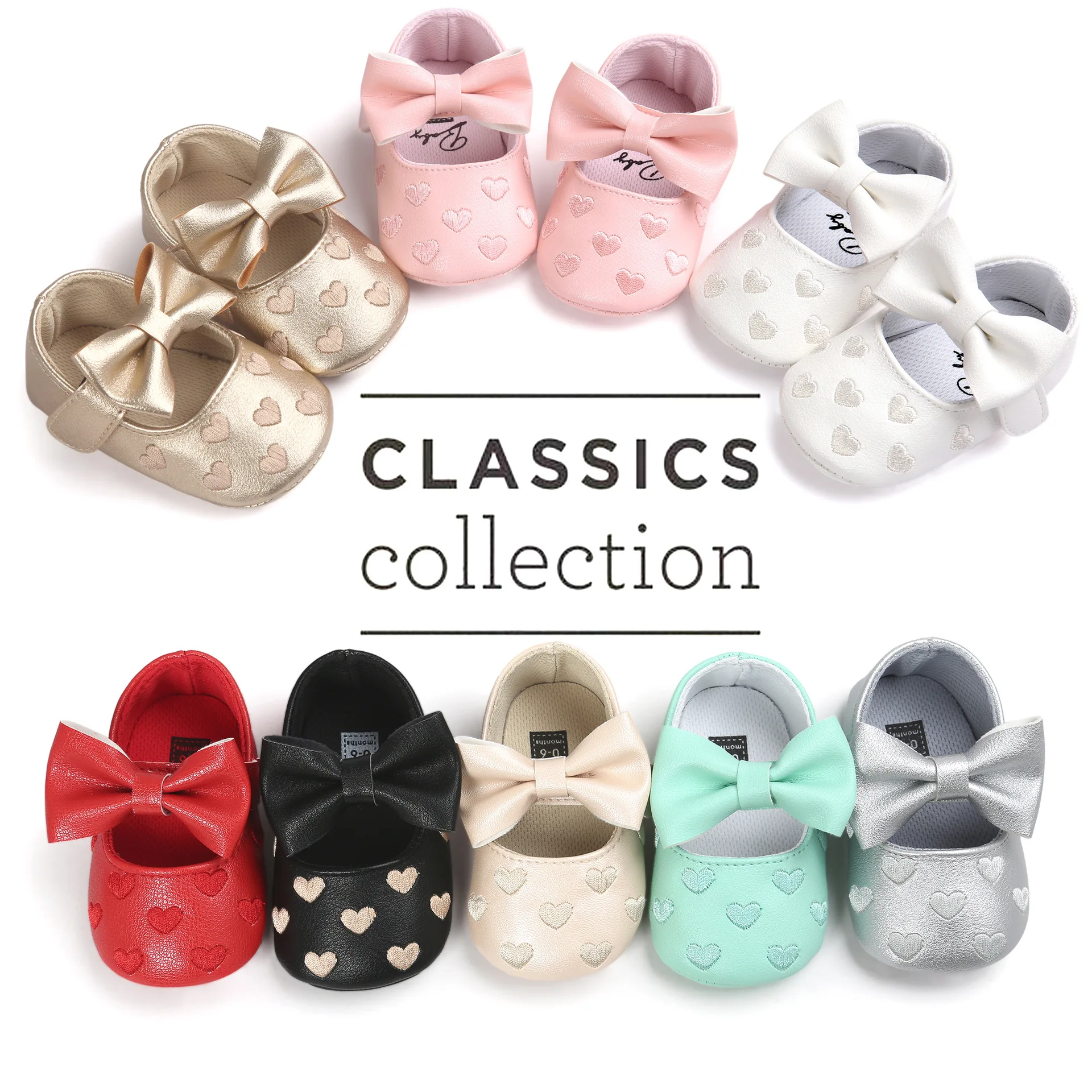 Baby Girl Shoes First Walkers Lovely Princess Non-slip Infant Soft Child Toddler Shoes Newborn antiskid baby shoes