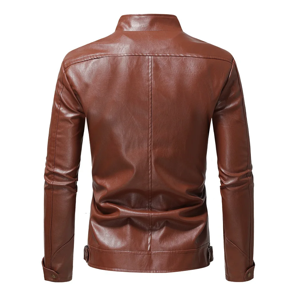 Top Quality Material Wholesale Price Distressed Genuine Lambskin Brown ...