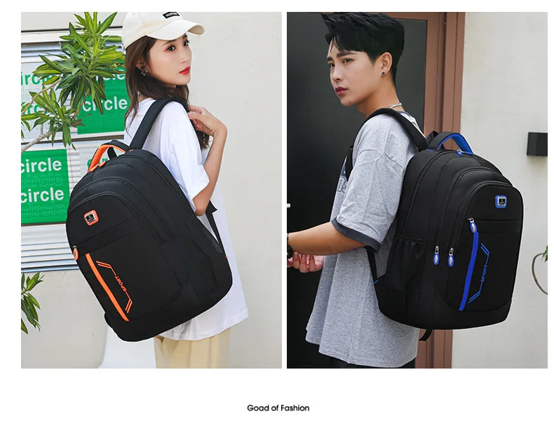 Women's Korean Style Large Capacity Backpack Men's Computer Bag Fashionable Schoolbag for Junior Senior High School Backpack