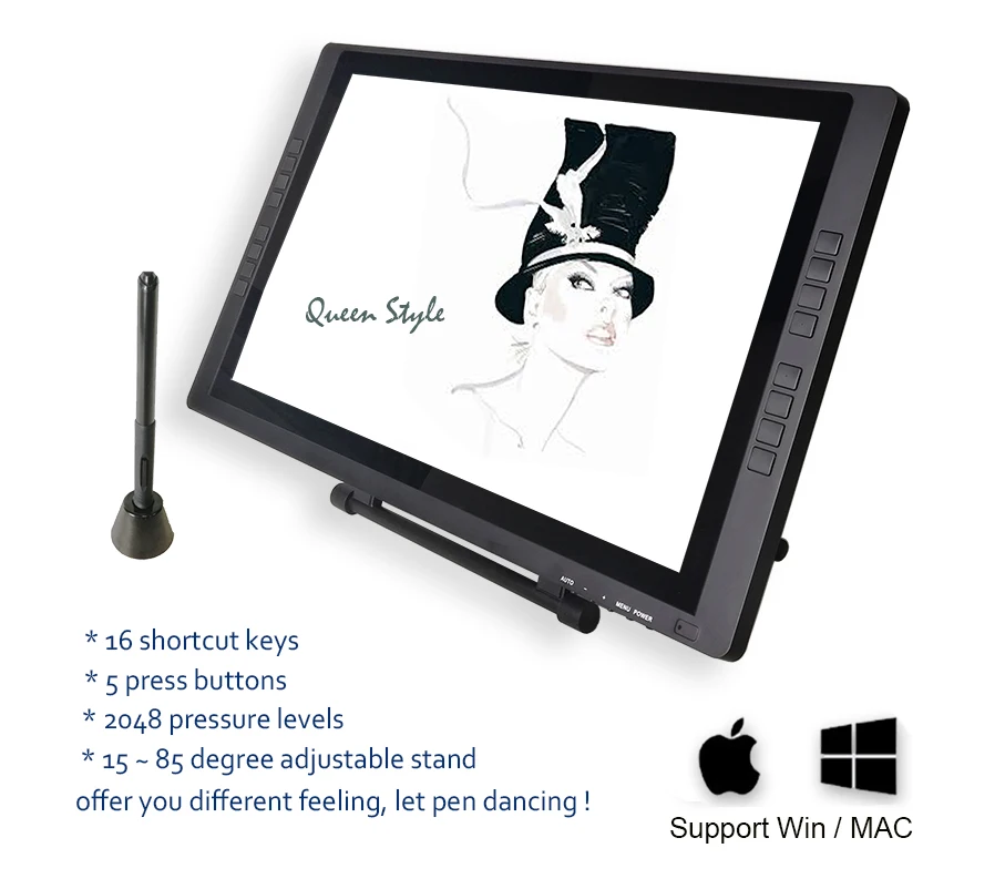 Factory direct price  portable Wifi bluetooth touch screen tablet monitor