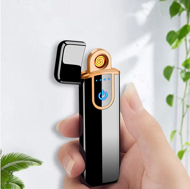 Usb Charging Heat Coil Lighter,Creative Metal Windproof Electronic