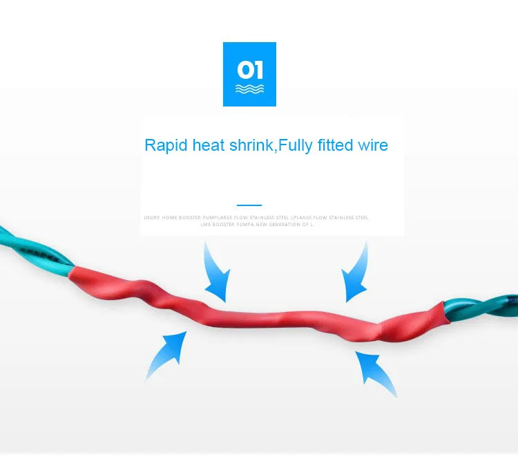 Vw-1 2:1 Shrink Ratio Heat-shrinkable Tubings Crosslinked Polyolefin ...