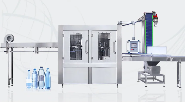 0.3Mpa Automatic Mineral Water Filling Machine 14000BPH 5KW
