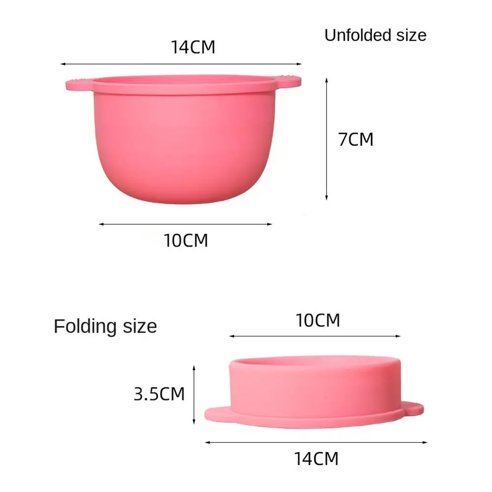 400ML Non-Stick Reusable Silicone Wax Bowl Container Hair Removal Microwave Heating Bowl Hair Removal Mask Wax Makeup Tools manufacture