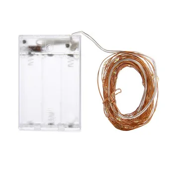 Top quality low price holidays lighting flexible thin tea wall lights wire string battery operated lights