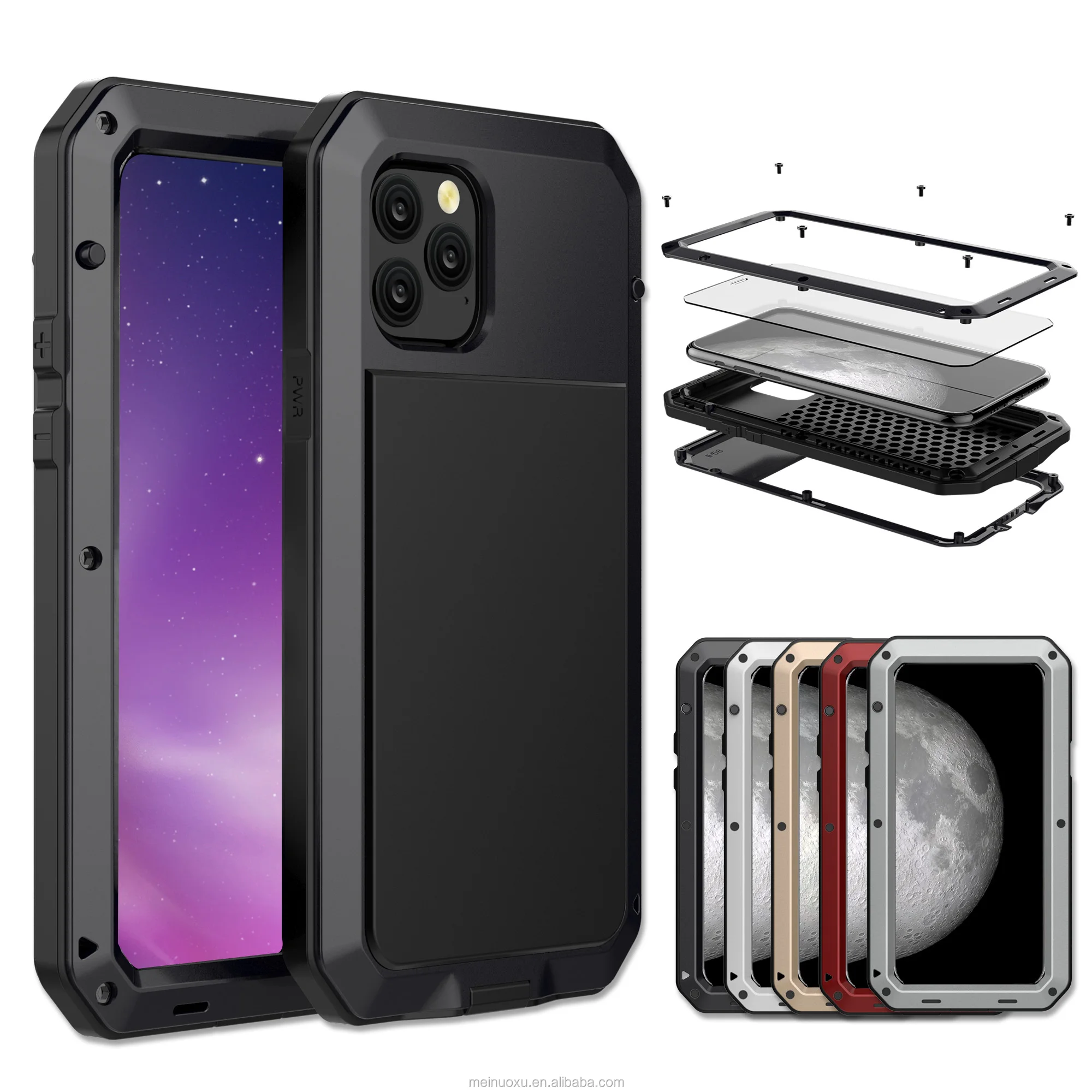Metal Steel Machinery Series Cases For iPhone 11 Pro Max Heavy Duty Armor  Aluminum For iPhone 11 iPhone11 Pro Max CASE Cover - AliExpress