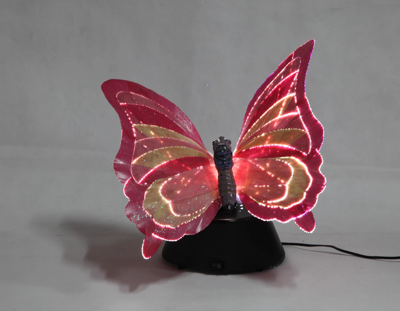 Led Artificial Butterfly Fiber Optic Butterfly Light Decoration Light