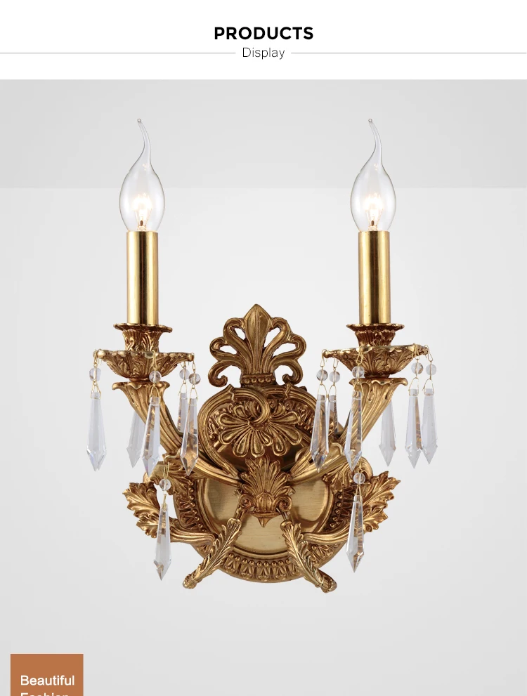 decorative french style interior wall light