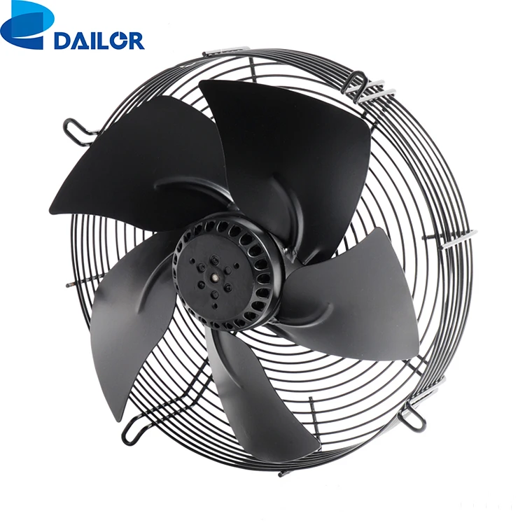 350mm 110V 220V AC EC axial flow ventilation fan factory