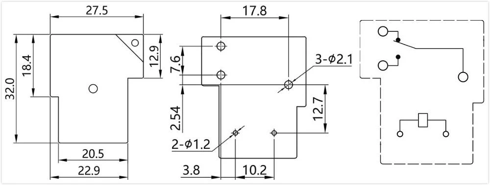 Hf105f 1 схема подключения