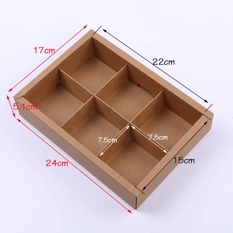 Custom Frosted Pvc Sleeve Drawer Kraft Paper Cookies Biscuit Boxes With