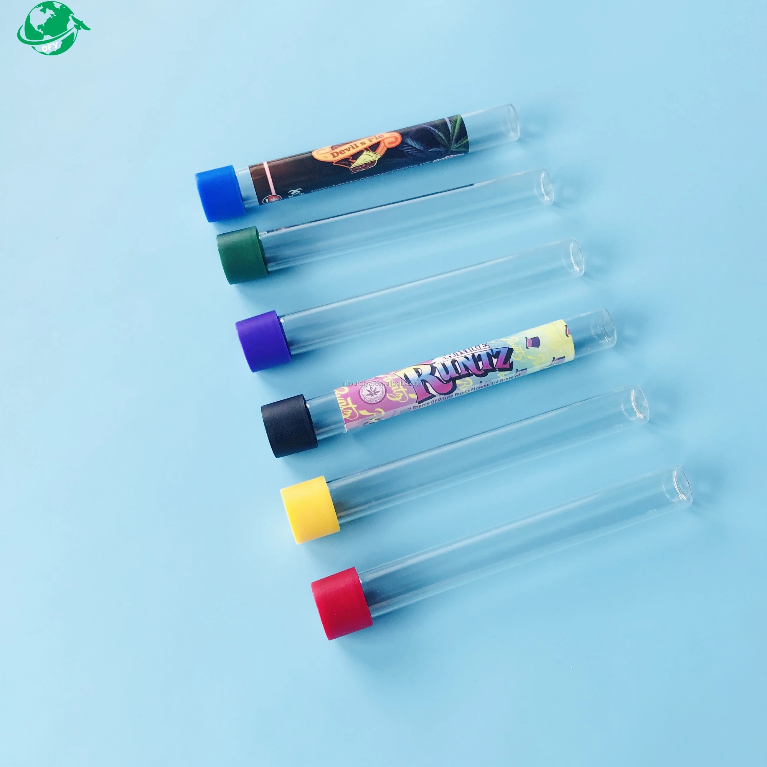 Wholesale Custom Round Bottom Flat Bottom Glass Test Tube With Cork Or