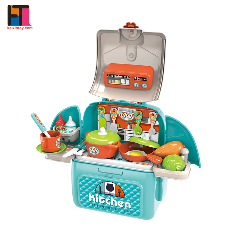 plastic kitchen play set