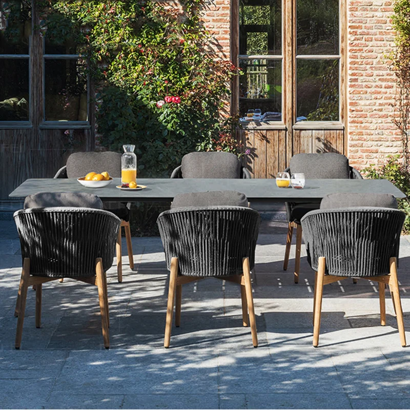 Black teak outdoor deals furniture