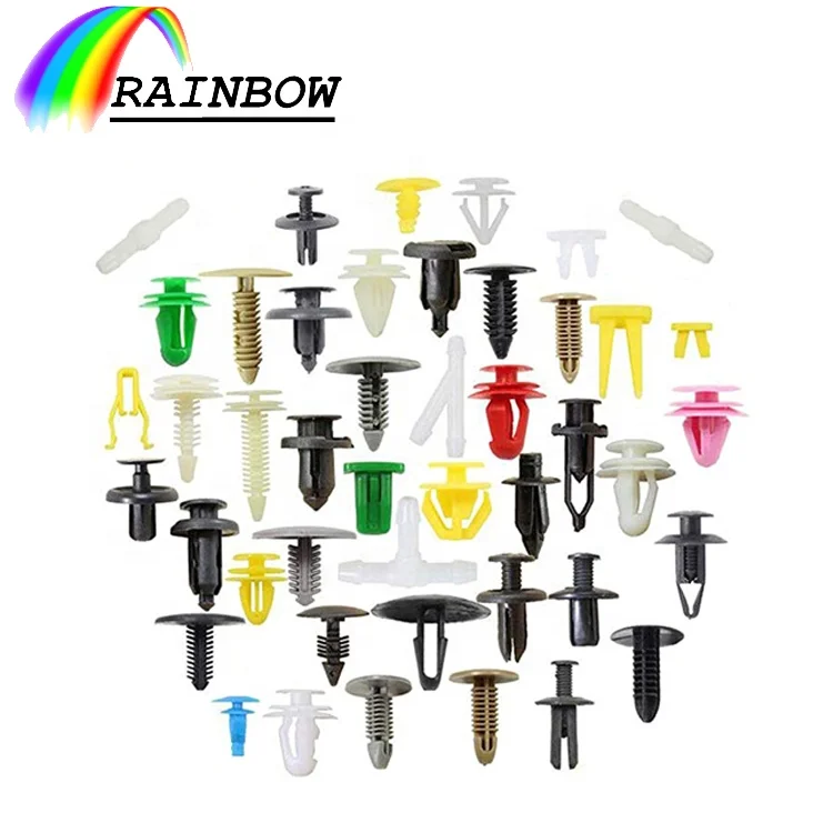 Lot De 40 Clips De Fixation Plastique Pour Pare-chocs Auto - Trou 9mm - Sourcing Map