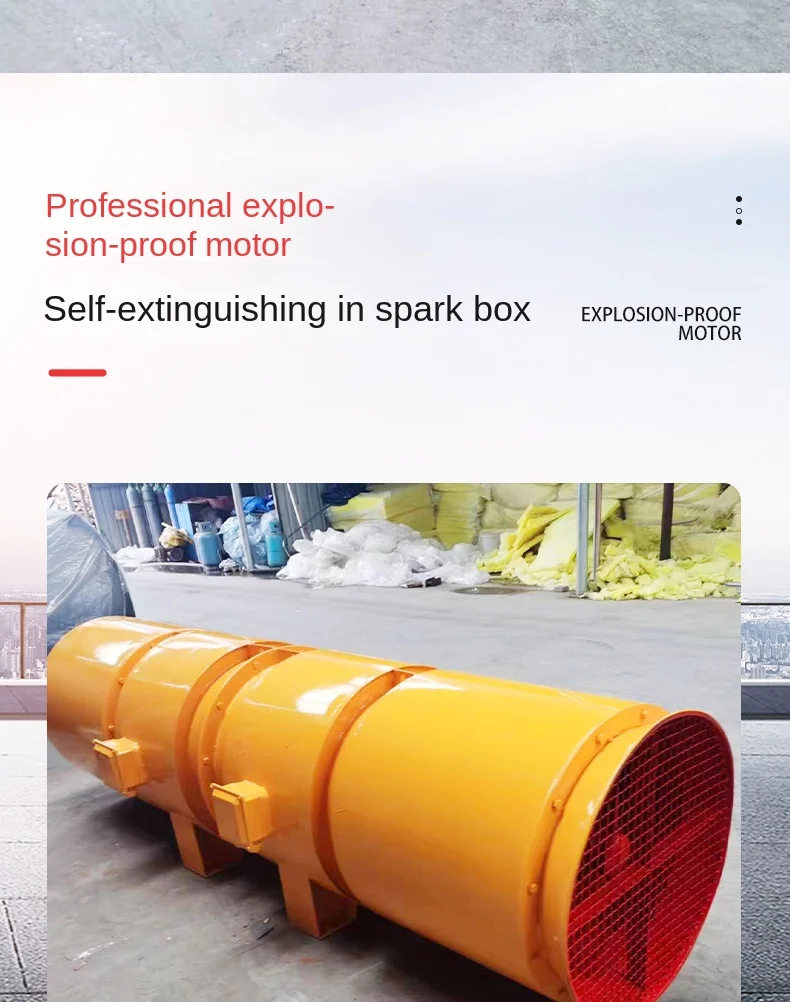 Explosion-proof Mine Tunnel Fan, Axial, Centrifugal - detail 12