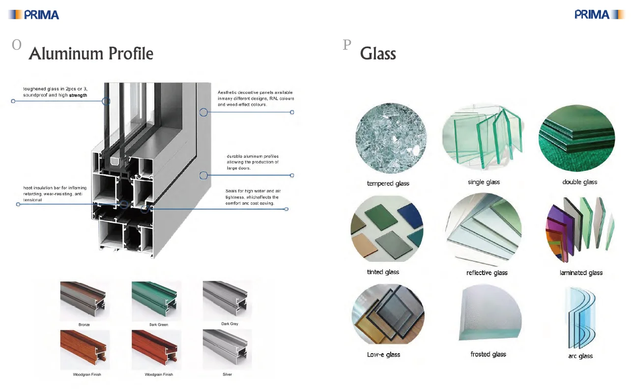 Luxury aluminum frame glass window designs aluminum heavy bi folding windows